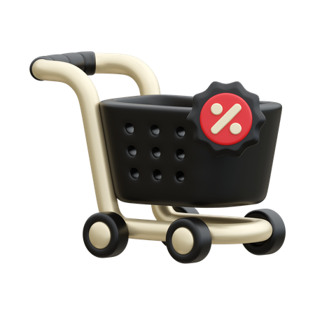 Carrinho de compras  3D Icon