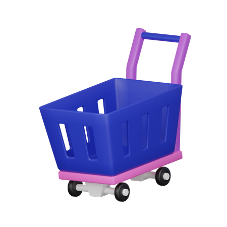 Carrinho de compras  3D Icon