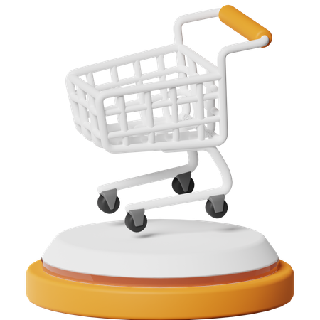 Carrinho de compras  3D Icon