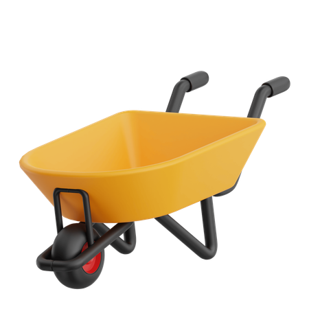 Carrinho de mão  3D Icon