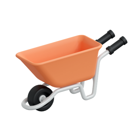 Carrinho de mão  3D Icon