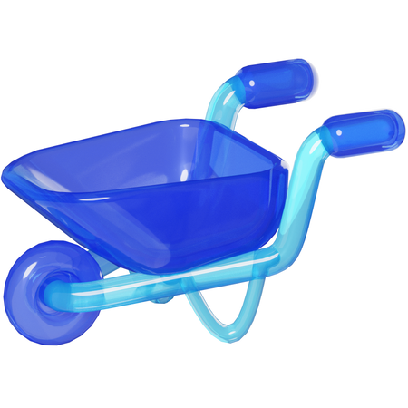 Carrinho de mão  3D Icon