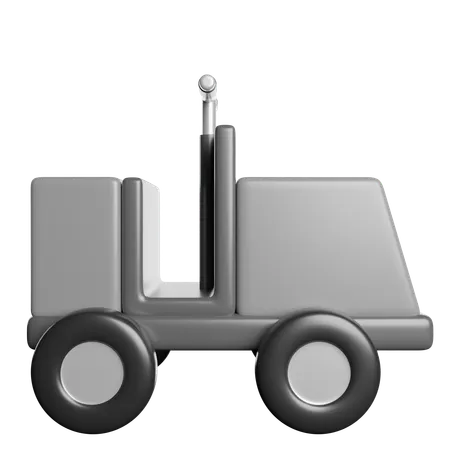 Transporte de carrinho  3D Icon