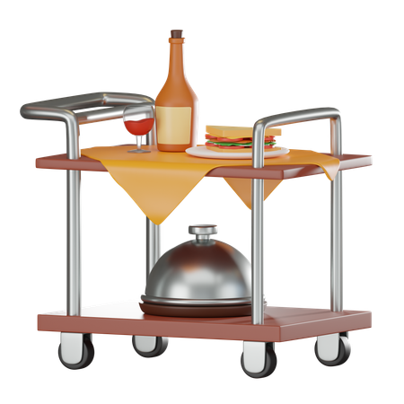 Carrito de comida  3D Icon