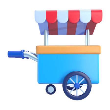 Carrito de comida  3D Icon