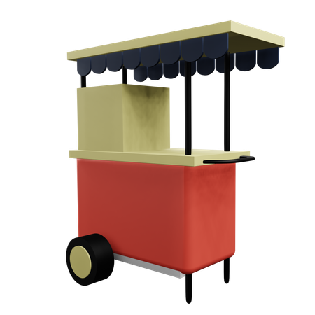 Carrito de comida  3D Icon