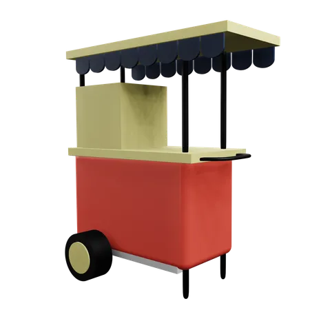 Carrito de comida  3D Icon