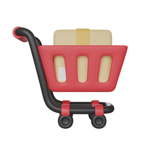 Carrito de compras  3D Icon