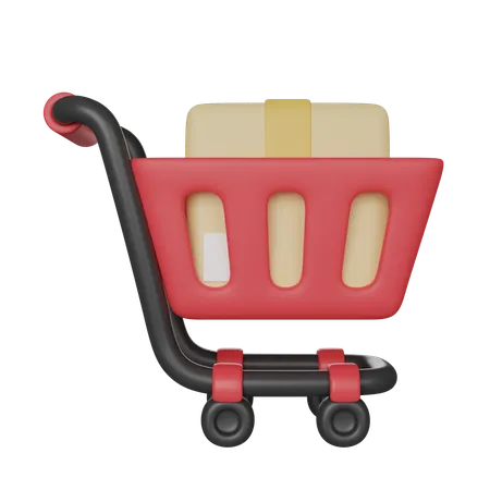 Carrito de compras  3D Icon