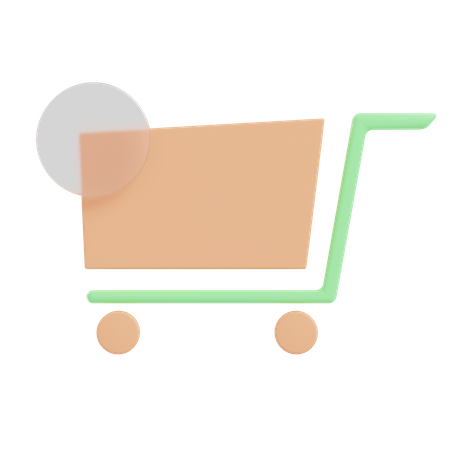 Carrito de compras  3D Illustration