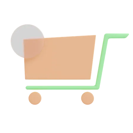 Carrito de compras  3D Illustration