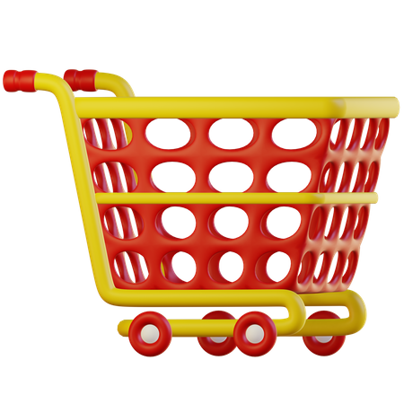 Carrito de compras  3D Illustration