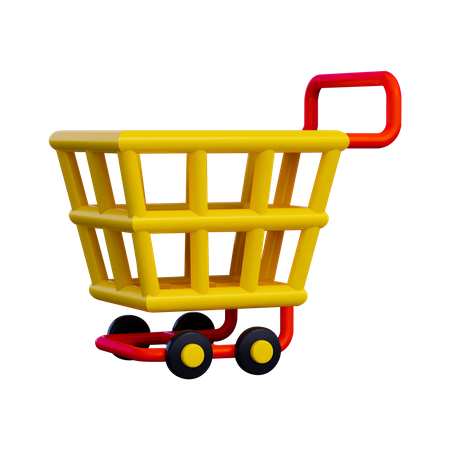 Carrito de compras  3D Illustration