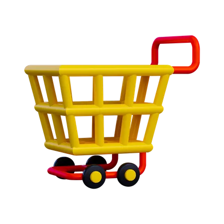 Carrito de compras  3D Illustration