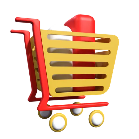 Carrito de compras  3D Illustration