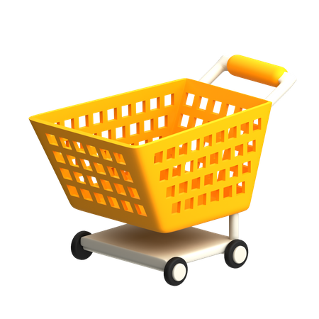 Carrito de compras  3D Icon