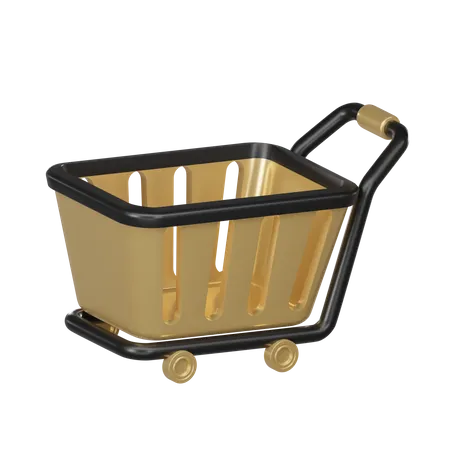 Carrito de compras  3D Icon