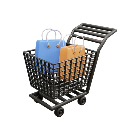 Carro de la compra  3D Icon