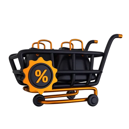 Carro de la compra  3D Icon