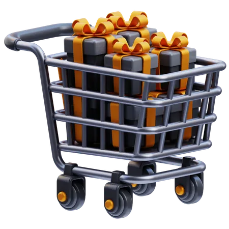 Carrito de compras  3D Icon