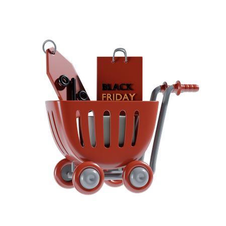 Carrito de compras  3D Illustration