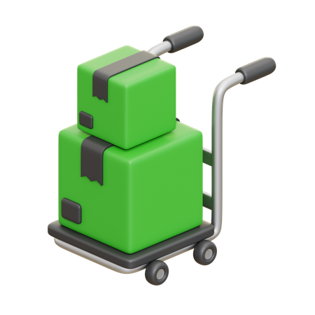 Carrito de compras  3D Icon