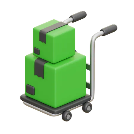 Carrito de compras  3D Icon