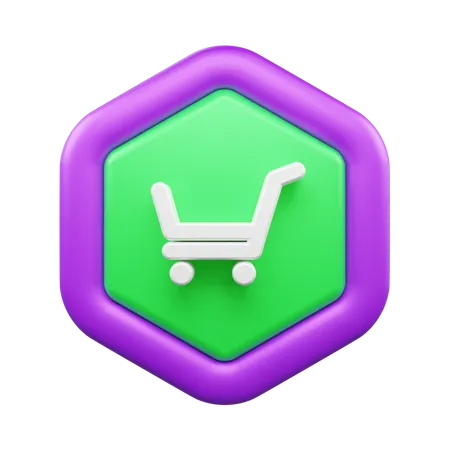 Carro de la compra  3D Icon