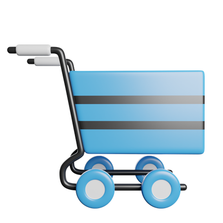 Carrito de compras  3D Icon