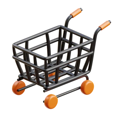 Carrito de compras  3D Icon