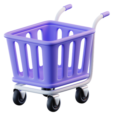 Carrito de compras  3D Icon