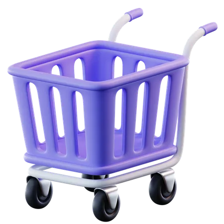 Carrito de compras  3D Icon