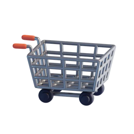 Carrito de compras  3D Icon