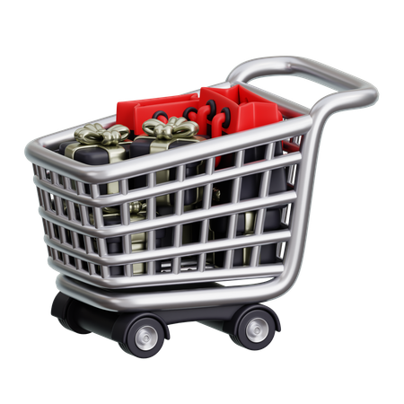 Carrito de compras  3D Icon