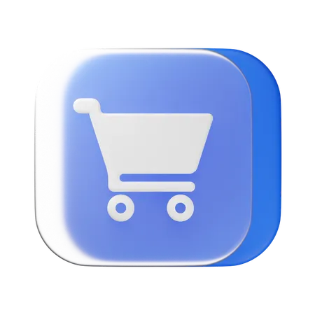 Carro de la compra  3D Icon