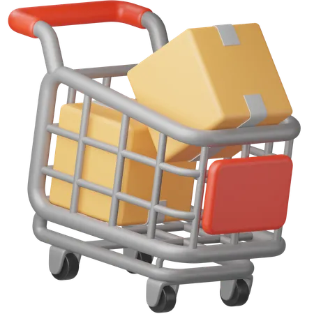 Carrito de compras  3D Icon