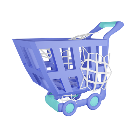 Carro de la compra  3D Icon
