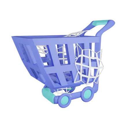 Carro de la compra  3D Icon
