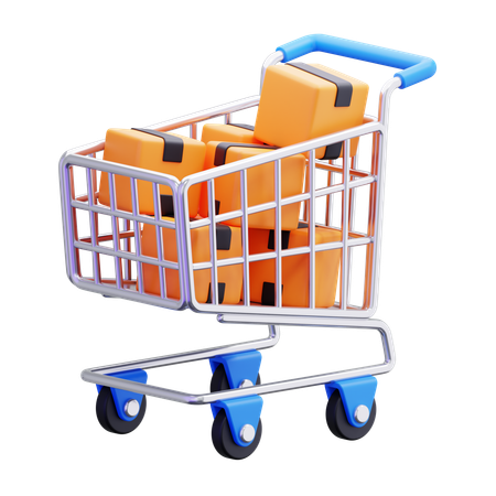 Carro de la compra  3D Icon