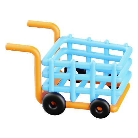 Carrito de compras  3D Icon