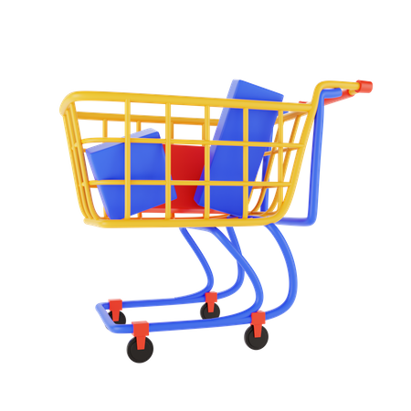 Carro de la compra  3D Illustration
