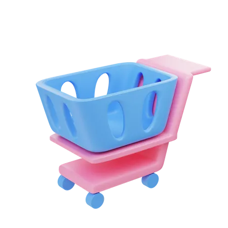 Carro de la compra  3D Illustration