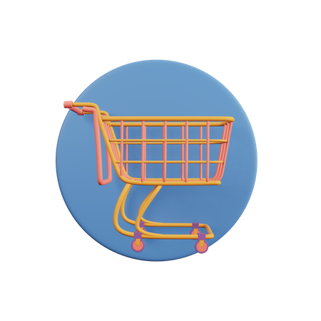 Carro de la compra  3D Illustration