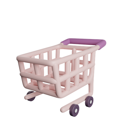 Carro de la compra  3D Illustration