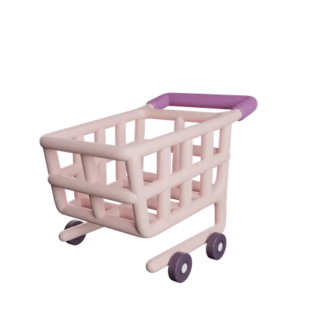 Carro de la compra  3D Illustration