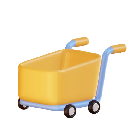 Carrito de compras  3D Icon