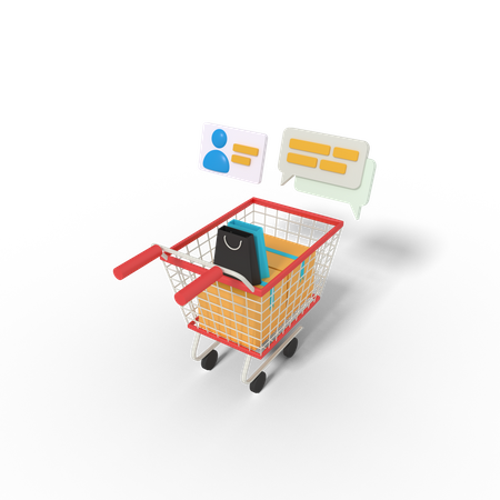 Carro de la compra  3D Icon