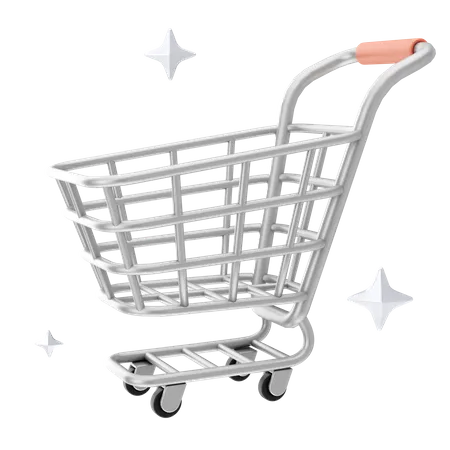 Carrito de compras  3D Icon