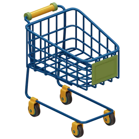 Carrito de compras  3D Icon