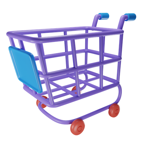 Carrito de compras  3D Icon